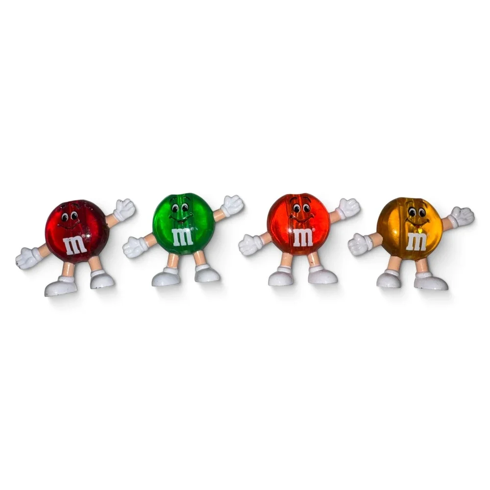 Vintage 1993 M&M Happy Lights 28 String Light Replacement Covers Christmas